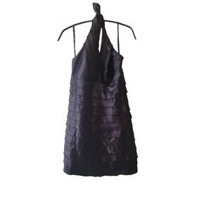 XOXO Dress Womens Black Sz 7 Tie Around Neck Sleeveless Prom Wedding Dinner